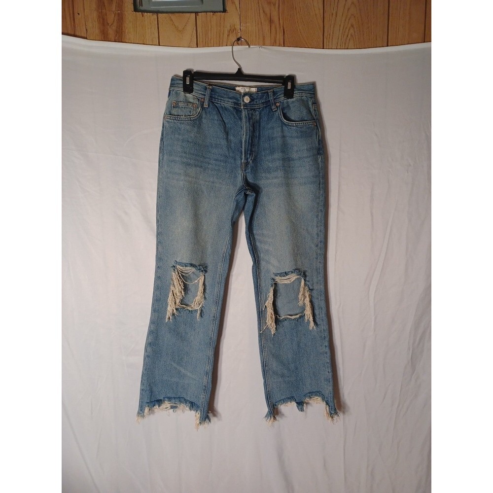 FREE PEOPLE Destroyed Jeans